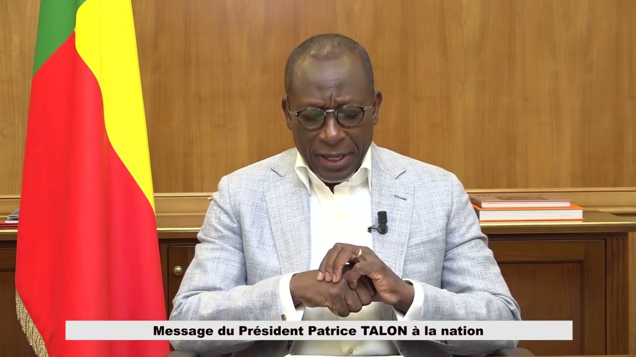 Le Président Patrice TALON rassure la Nation après l’incident de ce dimanche 7 décembre 2025