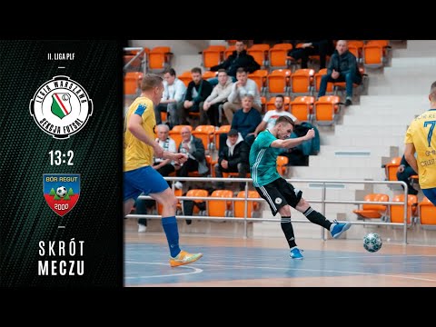 [2. LIGA PLF] LEGIA WARSZAWA FUTSAL – RKS BÓR REGUT [13-2] - [SKRÓT MECZU]