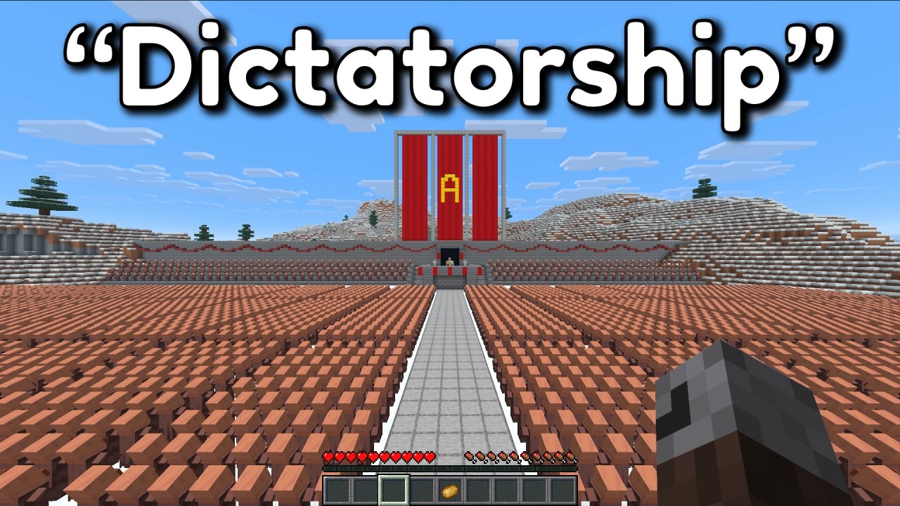 Beating Minecraft but it’s a Brutal Dictatorship