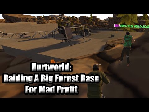 Hurtworld v2 Raid #37 "Raiding A Big Forest Base For Mad Profit"