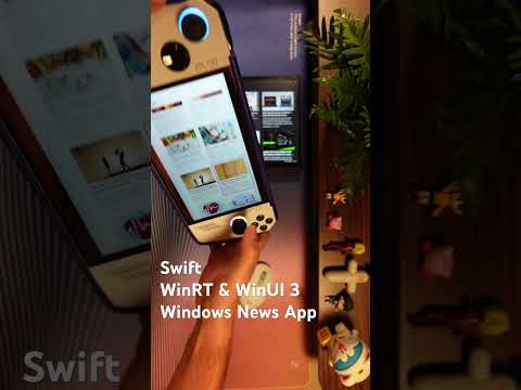 Swift WinRT & WinUI 3 Windows News App Demo #swift #windows thumbnail