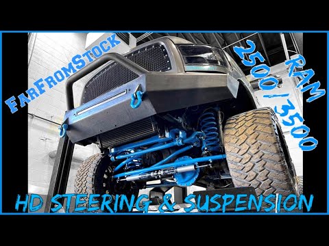 FarFromStock Ram 2500 / 3500 03-13 steering and suspension, Radius Long Arm, Traction Bars!