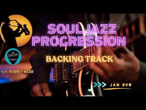 Soul Jazz  Backing Track   - For  Sax and Guitar  Improvisation -  II-V-I variations