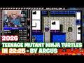 Teenage Mutant Ninja Turtles NES Speedrun In 22 25 By Arcus Date 14 March 2026