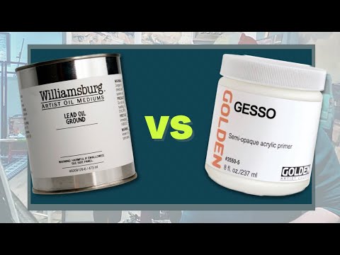 Acrylic Gesso VS Oil Ground: Best Oil Painting Surface Preparation Explained