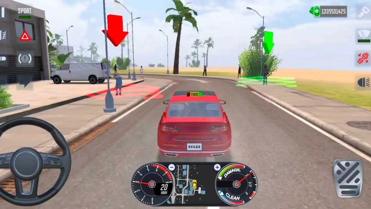 City Taxi Sim 3D - Realistic Car Driving Games Android iOS Gameplay #66