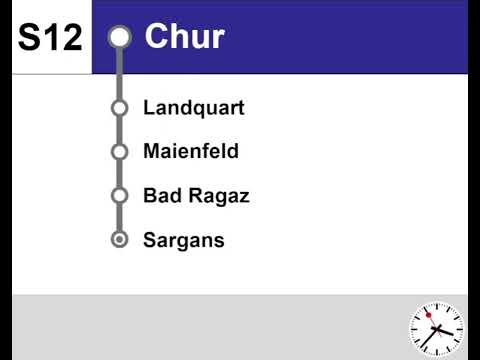 Thurbo-Ansagen | Der S12 Komplette Ansage 
