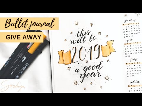 MY BULLET JOURNAL 2019 SET UP ♡ Sunhuyn