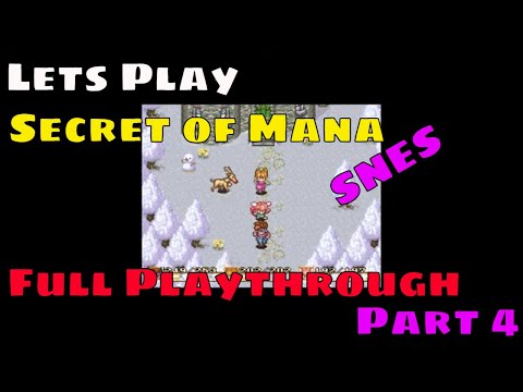 Lets Play Secret of Mana SNES - Full Playthrough (Part 4)