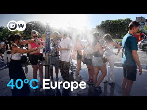 Heat wave and summer storms grip Europe | DW News