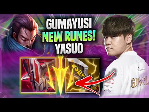 GUMAYUSI PICKS YASUO WITH NEW RUNES! - T1 Gumayusi Plays Yasuo ADC vs Jhin!