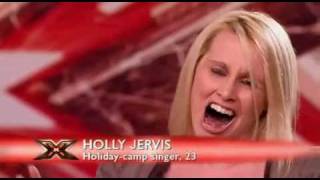 X Factor Worst Auditons - Big Mouth Holly Vs Simon Cowell