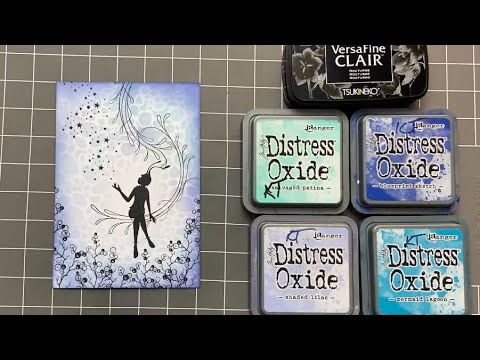 Tia swinging under the stars by Karen Telfer - A Lavinia Stamps Tutorial