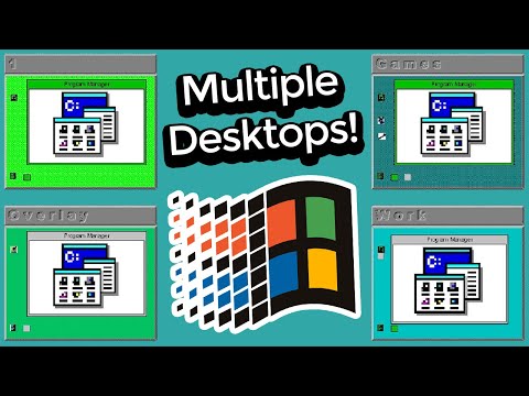 Xerox Rooms - Bringing Multiple Desktops to Windows 3.1!