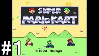 マリカー走破＃01　SFC編1/4【キノコカップ】