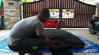 Coleman Air Bed- Queen High Bed All Terrain. (Inflating process uncut version/5minit)