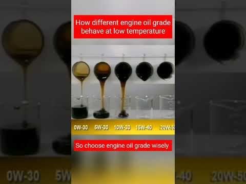 Engine oil at low temperatures #automobile #bike #engine #mechanic