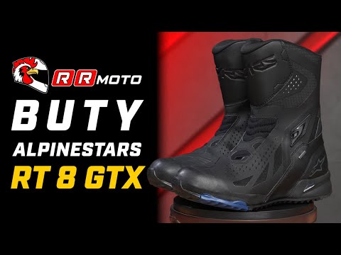 ALPINESTARS RT_8 GORE_TEX _ turystyczne buty motocyklowe _ wodoodporność, komfort i ochrona