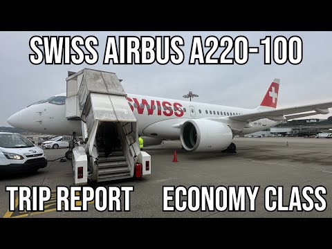 YouTube thumbnail for SWISS Airbus A220-100