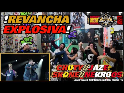 🔴COLOMBIANOS REACCIONAN a JAZE y NEKROOS vs CHUTY y SKONE ¡REVANCHA EXPLOSIVA! [GOD LEVEL All STARS]