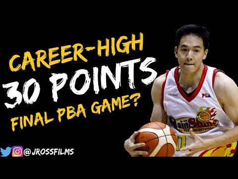 Chris Tiu EPiC CAREER-HiGH 30 Points in Final PBA Game? Full Highlights vs. NLEX 11.3.2018