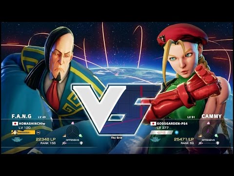 HOMASHINCHIw (Fang) vs Kazunoko (Cammy)：HOMASHINCHIw（ファン）vs かずのこ（キャミィ）