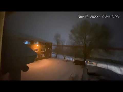 Snow in Minneapolis 11/10/2020