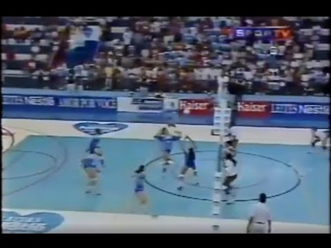 Superliga 96/97 - Leites Nestlé x JC Amaral Recra - Tie Break - Vôlei Feminino