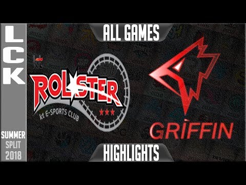 KT vs GRF Highlights ALL GAMES | LCK Summer 2018 Week 3 Day 3 | KT Rolster vs Griffin Highlights