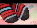 Smelly Lazy Socks On Pillow