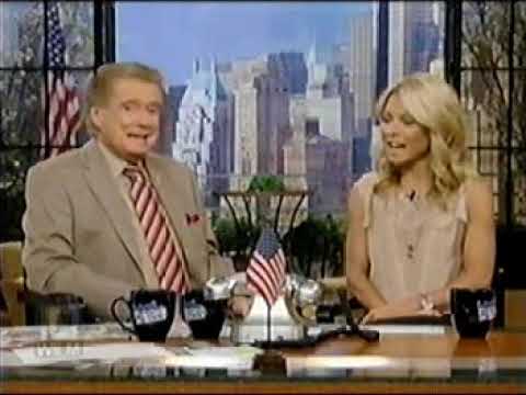 Regis and Kelly - host chat 2010 - discussing cell phones, flights