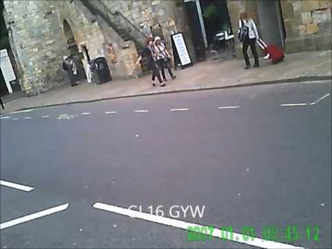 York Urban Cyclist GL16 GYW. Not "Keeping Clear"