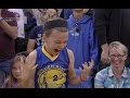 Stephen Curry Hits Late Three Pointer Little Girl Goes Nuts Phoenix Suns At Golden State Warriors
