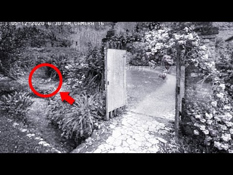 Scariest Ghost Caught Crawling In Garden of Ninfa, Italy | Scary Moments