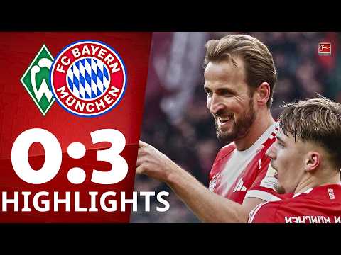 SV Werder Bremen - FC Bayern München | 0:3 | Highlights | Bundesliga, 22. Spieltag 2025/26