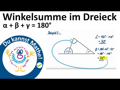 Angle sum in a triangle – Calculating missing angles