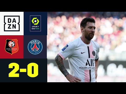Erste Saisonniederlage! Messi und Co gehen in Rennes baden: Stade Rennes - PSG 2:0 | Ligue 1 | DAZN