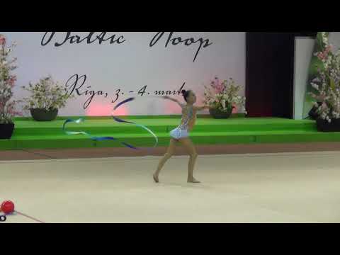 Adilya Tlekenova KAZ ribbon all around Baltic Hoop 2018