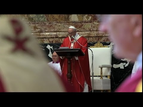 Papa en misa por cardenales y obispos fallecidos: Gracias por su generosidad