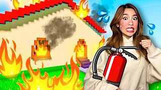 KAT PLAYS DON'T BURN THE HOUSE DOWN IN ROBLOX