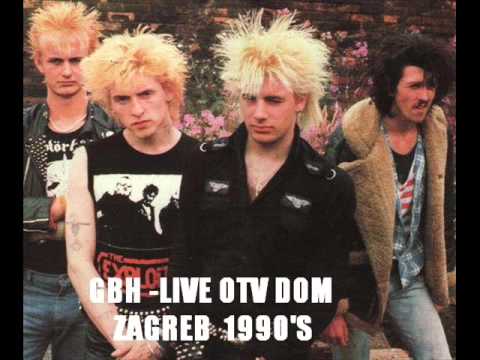 GBH  -  Maniac ( Live Zagreb Croatia, OTV Dom Late 1990's UK HC Punk )