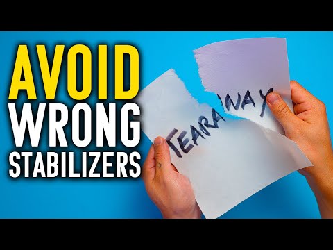 Ultimate Stabilizer Guide for Machine Embroidery | Embroidery for Beginners