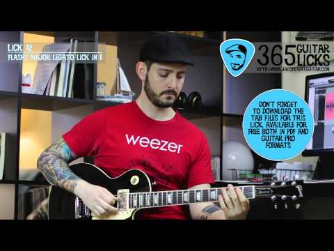 Lick 72/365 - Flashy Major Legato Lick in E | 365 Guitar Licks Project