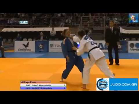 European Judo Championhips U20 Lommel 2011 Final -70kg GRAF (AUT)-ALBERTS (NED)