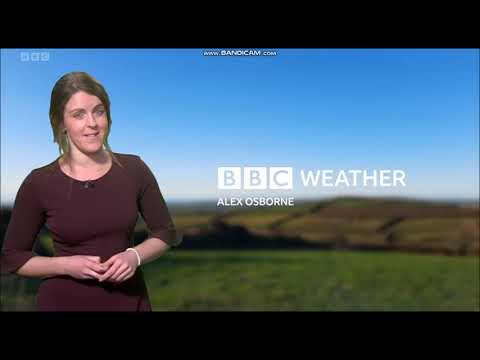 (HD) Alex Osbourne BBC ONE Spotlight weather January 2nd 2023 - 60 fps