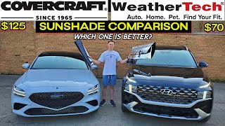 WeatherTech vs Covercraft Sunshade Comparison Review. Which 