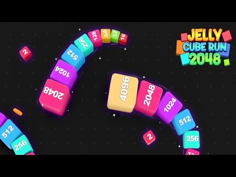 Jelly Cube Run 2048 (by puzzle studio) IOS Gameplay Video (HD)