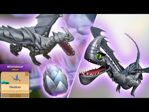 Windshear (Heather's Razorwhip) Max Level 175 Titan Mode | Dragons: Rise of Berk