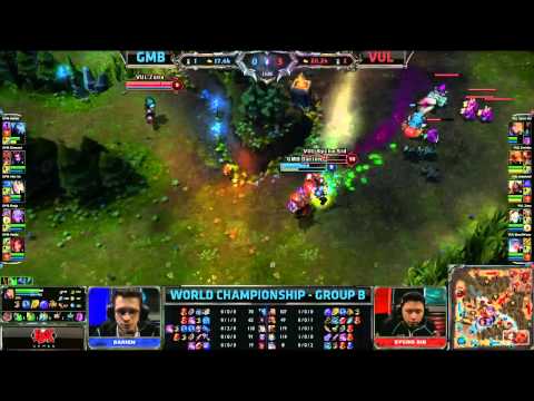 GMB vs VUL | Gambit vs Vulcun Worlds 2013 Day 6 Group B | Season 3 Championship S3 D6G4 VOD