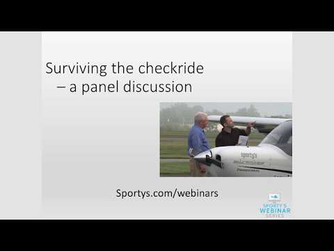 Surviving the Checkride –  a panel discussion with DPEs
